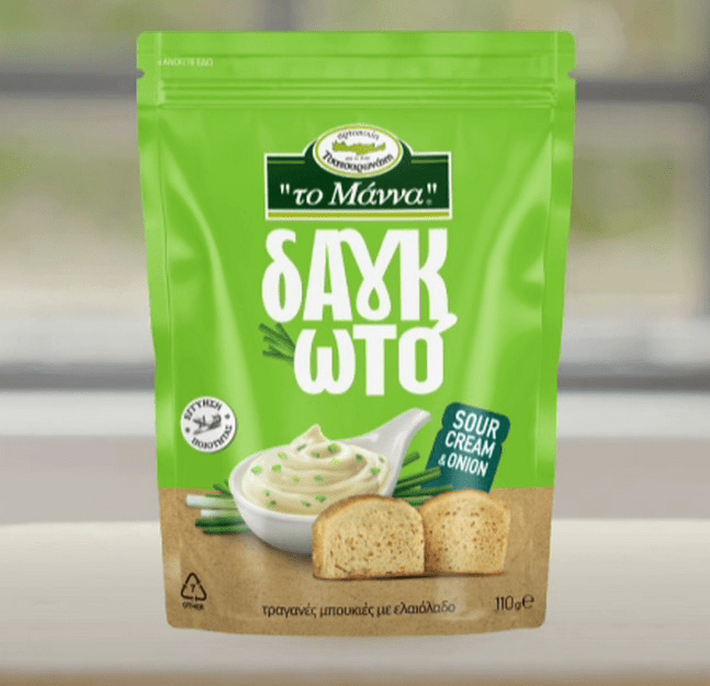 «Μάννα» Τσατσαρωνάκη – Νέο Δαγκωτό Sour Cream & Onion