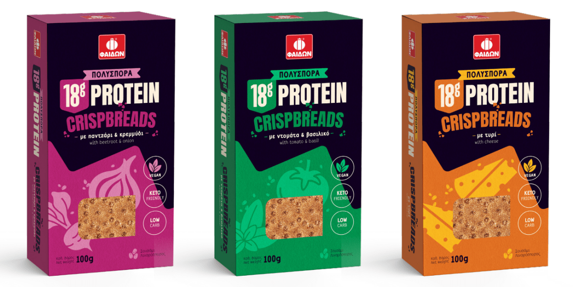 Φαίδων: Νέα Mini Protein Crispbreads σε τρεις γευστικές επιλογές για τη μικρή λιανική